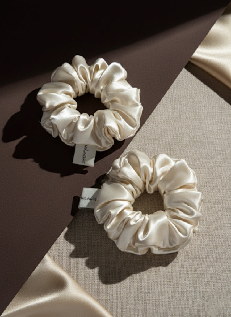 IVORY LUXE SCRUNCHIES