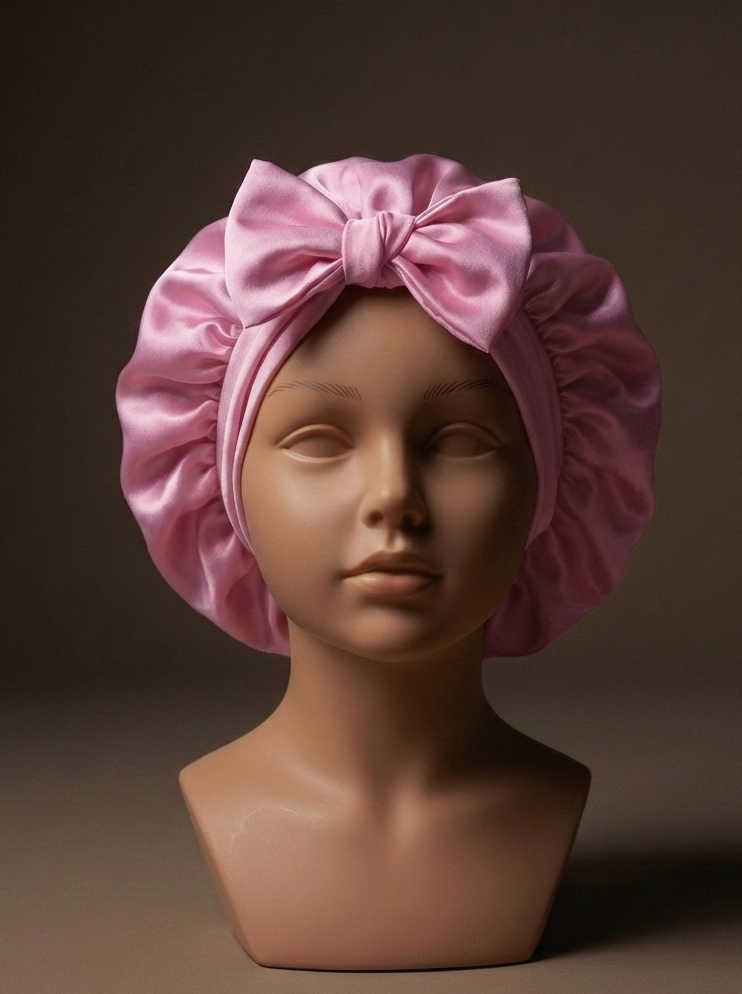Satijnen Bonnet voor Kids