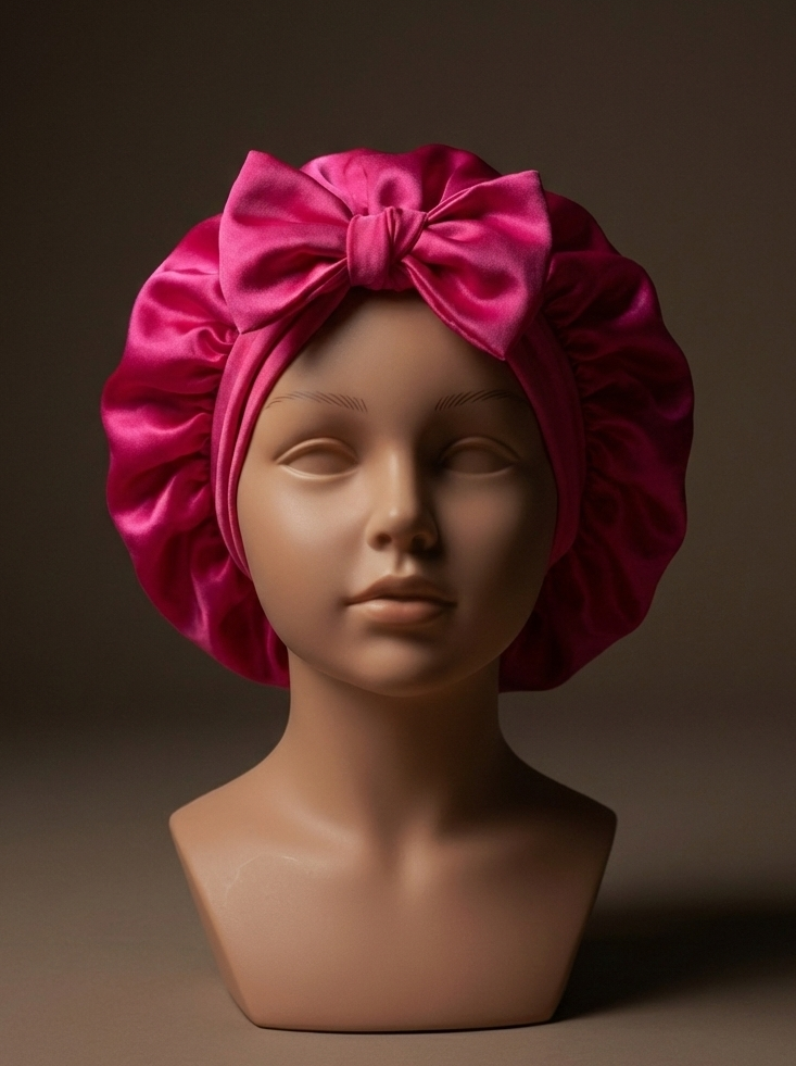 Satijnen Bonnet voor Kids