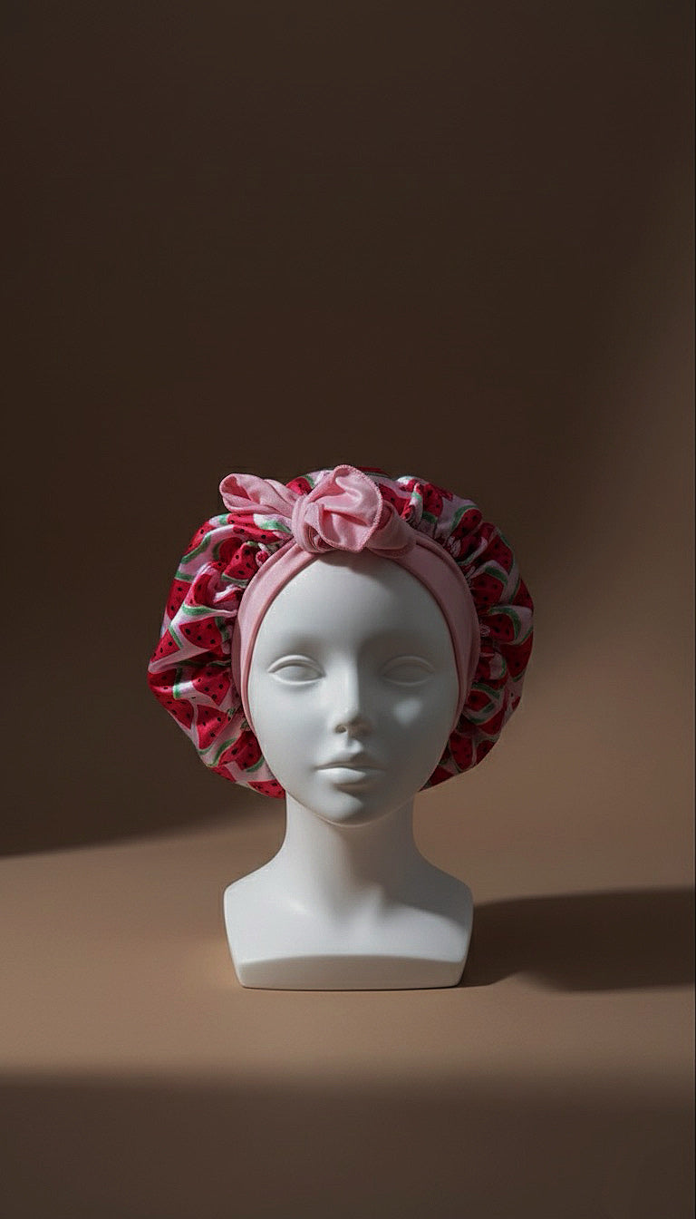 Satijnen Bonnet voor Kids