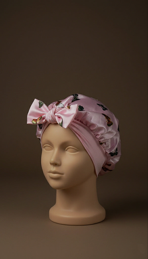 Satijnen Bonnet voor Kids